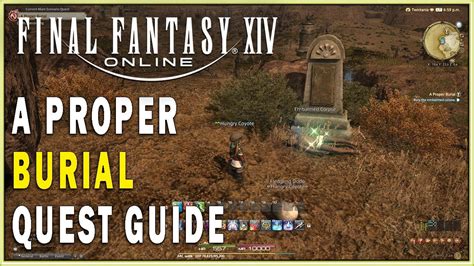 FFXIV Main Scenario Quest: A Proper Burial .